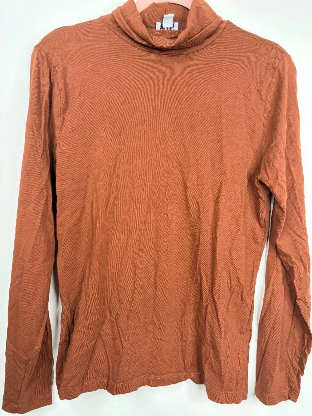 J. Crew Tissue Turtleneck Chocolate Brown Medium #A2857
